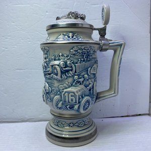 1989*Avon Race Car Beer Stein/Made in Brazil 9"